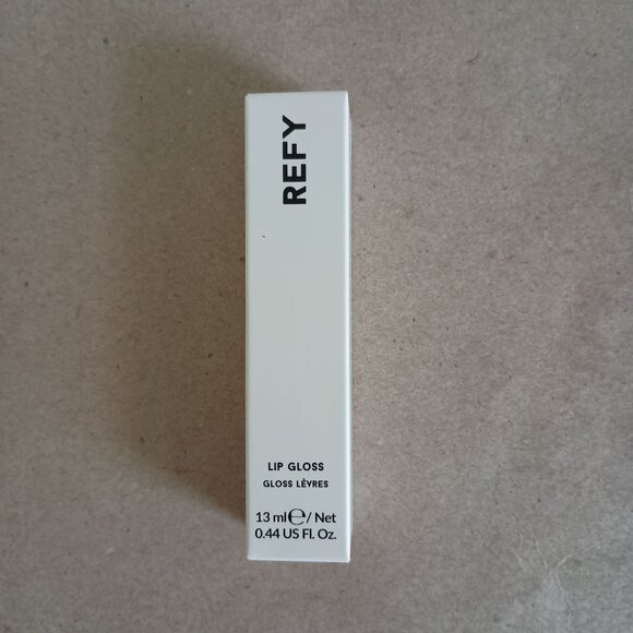 NIB Refy lip gloss with hyaluronic acid full size 13ml Clear - Picture 1 of 3